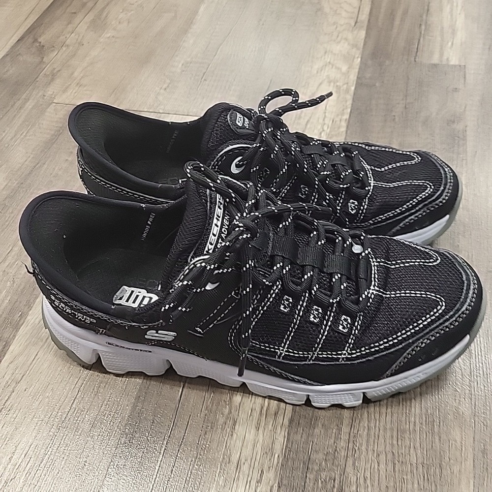 Skechers Slip Ins Women's Sneakers, Black, Size 9